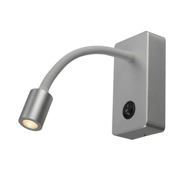 <strong>SLV</strong> 146704 PIPOFLEX светильник накладной 4.6Вт с выключателем и LED 3000К, 200лм