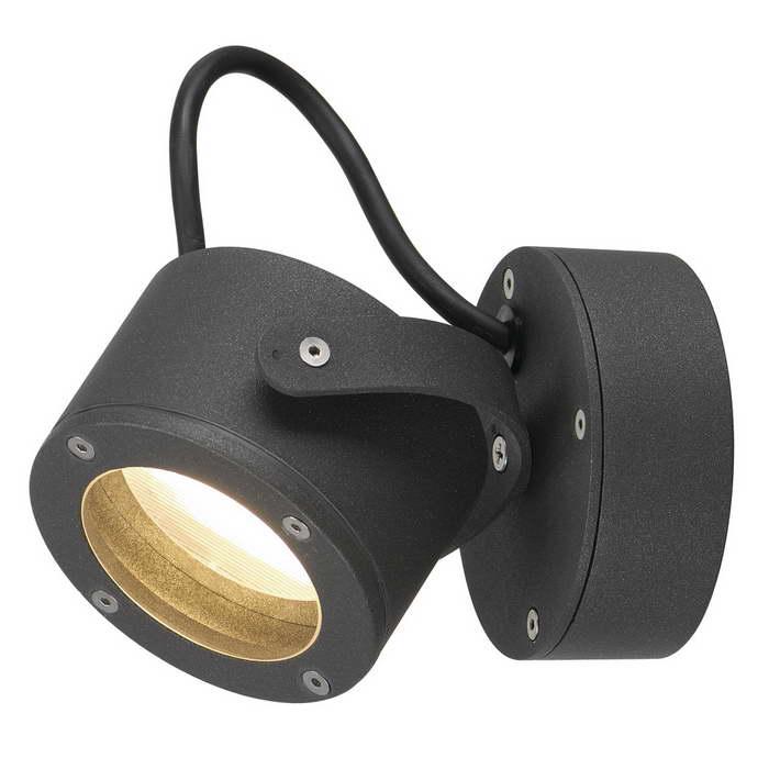 <strong>SLV</strong> 231515 SITRA 360 WL светильник накладной IP44 для лампы GX53 9Вт макс. в наличии