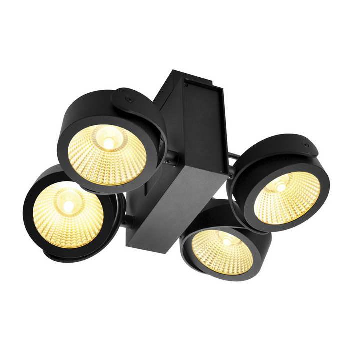 <strong>SLV</strong> 1001425 TEC KALU 4 LED светильник накладной 60Вт с LED 3000К, 3800лм, 4х 60°