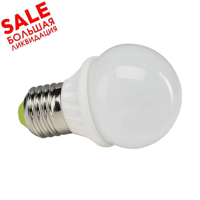 SLV 551543 LED E27 SMАLL BALL источник света SMD LED, 230В, 4Вт, 3000К, 260лм распродажа