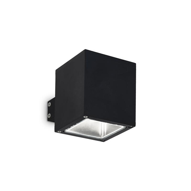 Ideal Lux SNIF AP1 SQUARE NERO уличный накладной светильник черный 123080