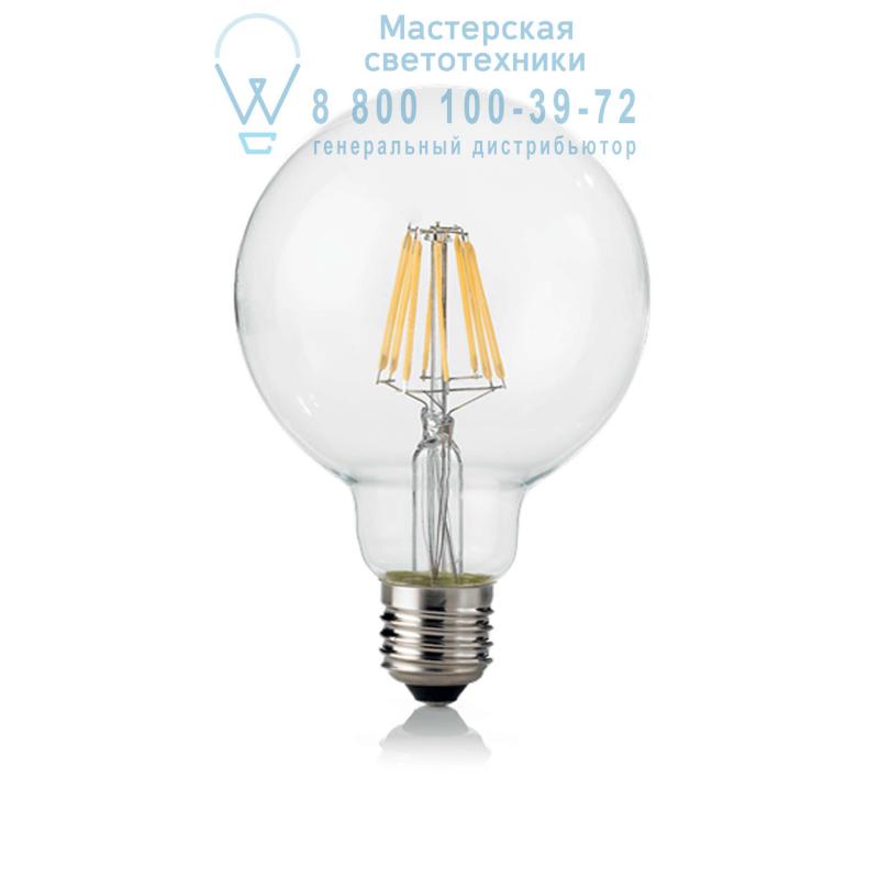 Ideal Lux LED CLASSIC E27 8W GLOBO D95 TRASPARENTE 3000K 101323