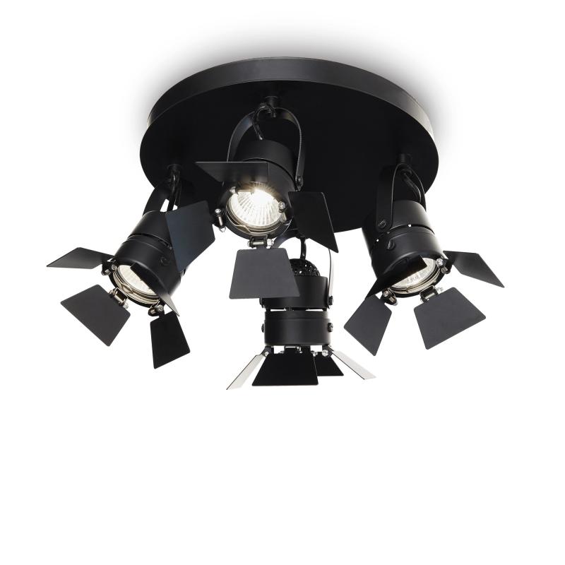 Ideal Lux CIAK PL4 NERO потолочный светильник черный 095707