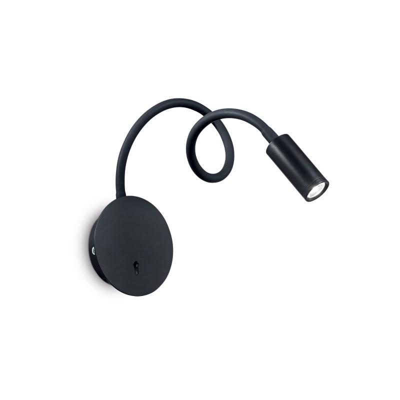 Ideal Lux FOCUS-2 AP1 NERO накладной светильник черный 203195
