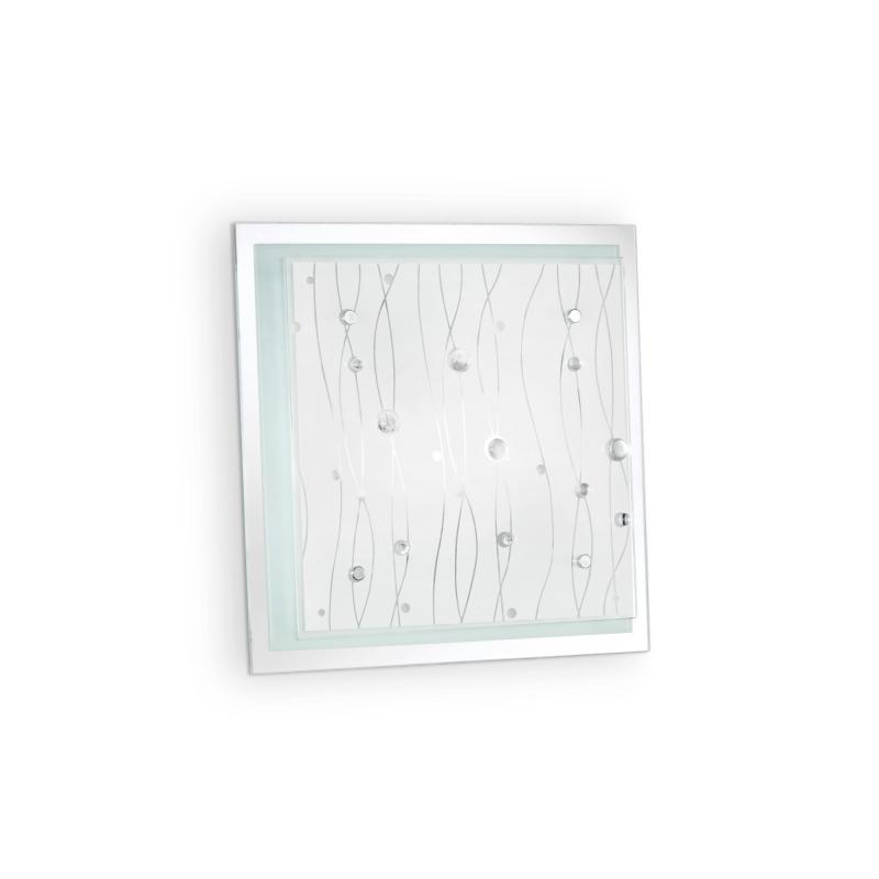 Ideal Lux OCEAN PL2 TRASPARENTE потолочный светильник прозрачный 081434