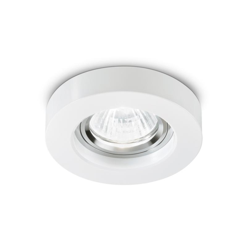 Ideal Lux BLUES ROUND BIANCO встраиваемый светильник белый 113999