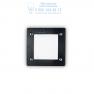 Ideal Lux LETI SQUARE FI1 NERO уличный встраиваемый светильник черный 096582