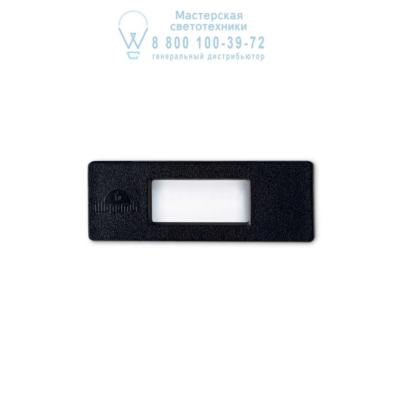 Ideal Lux NINA AP1 SMALL NERO 4000K уличный накладной светильник черный 221823