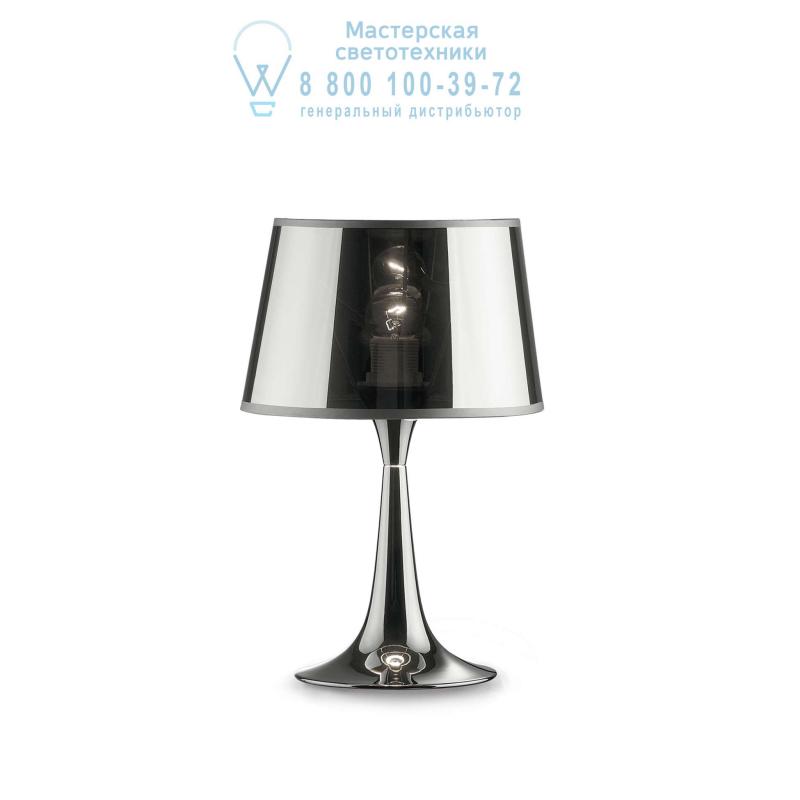 Ideal Lux LONDON CROMO TL1 SMALL настольная лампа хром 032368