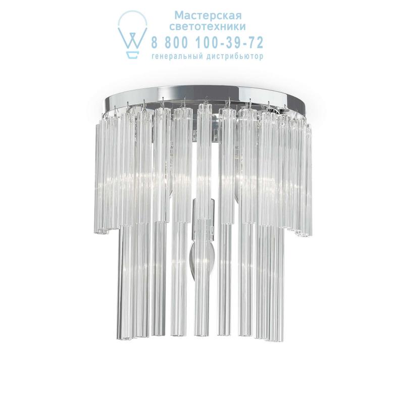 Ideal Lux ELEGANT AP3 накладной светильник хром 027975