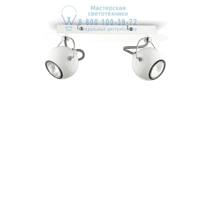 Ideal Lux LUNARE AP2 BIANCO накладной светильник белый 077895