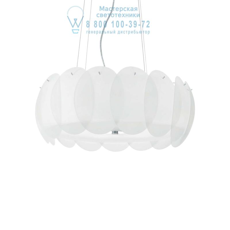 Ideal Lux OVALINO SP8 BIANCO подвесной светильник белый 090481