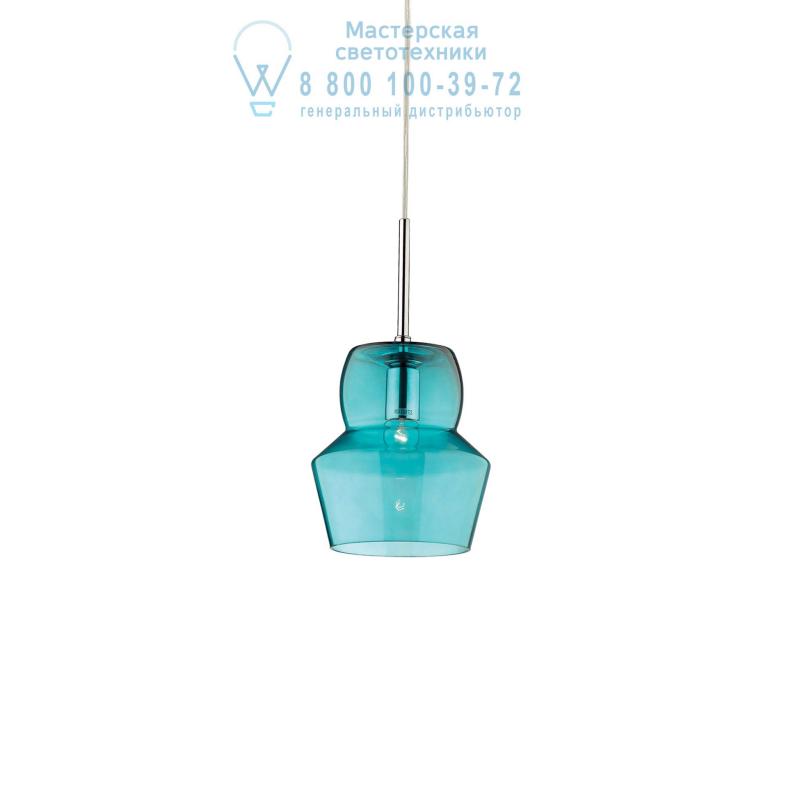 Ideal Lux ZENO SP1 SMALL AZZURRO подвесной светильник  036120