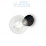 Ideal Lux WINERY AP1 NERO накладной светильник черный 180304