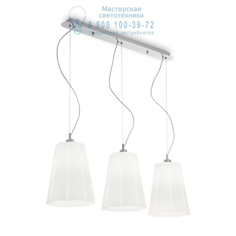 Ideal Lux SESTO SP3 подвесной светильник белый 132204