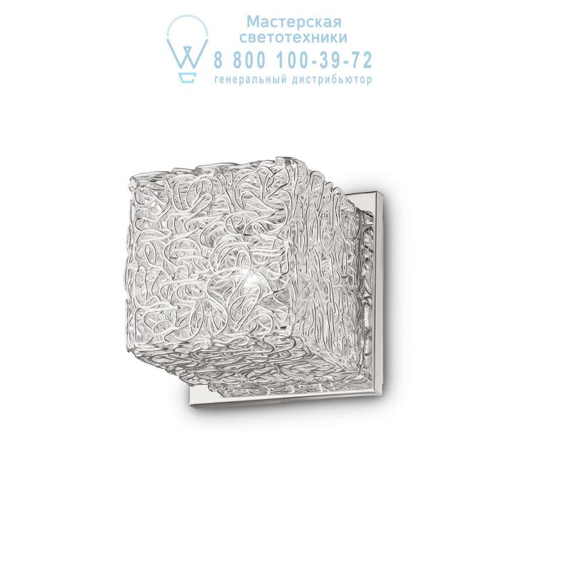 Ideal Lux QUADRO AP1 накладной светильник алюминий 031644