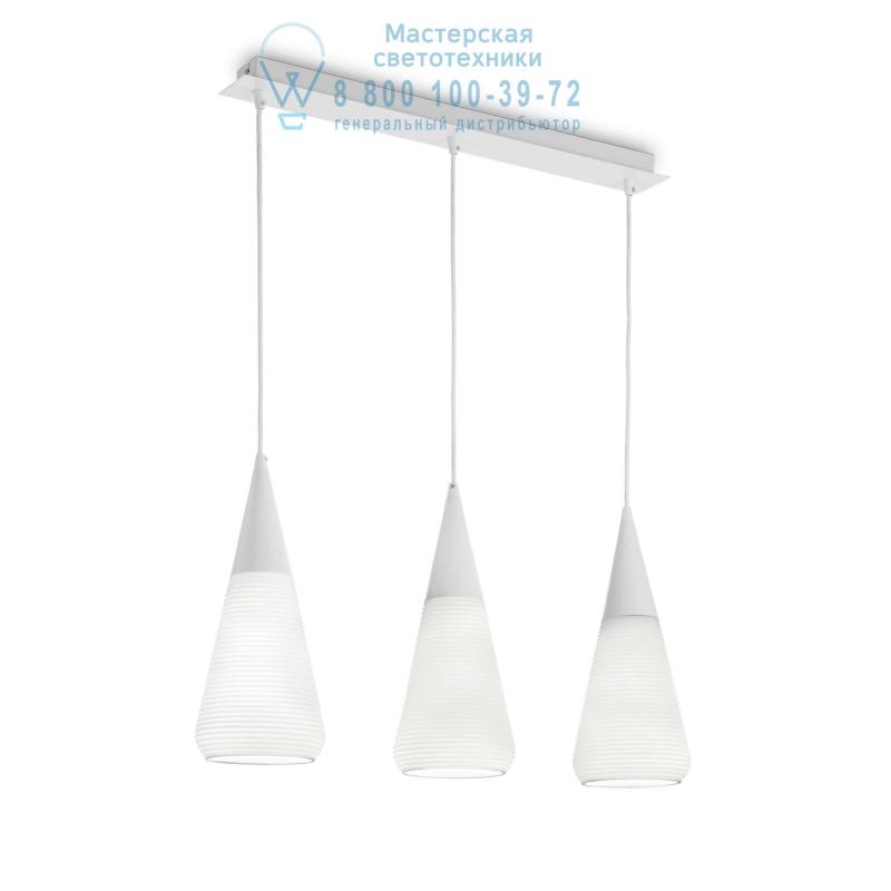 Ideal Lux WAVE SP3 подвесной светильник белый 176277