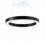 Ideal Lux ORACLE SP1 D70 NERO подвесной светильник черный 222110