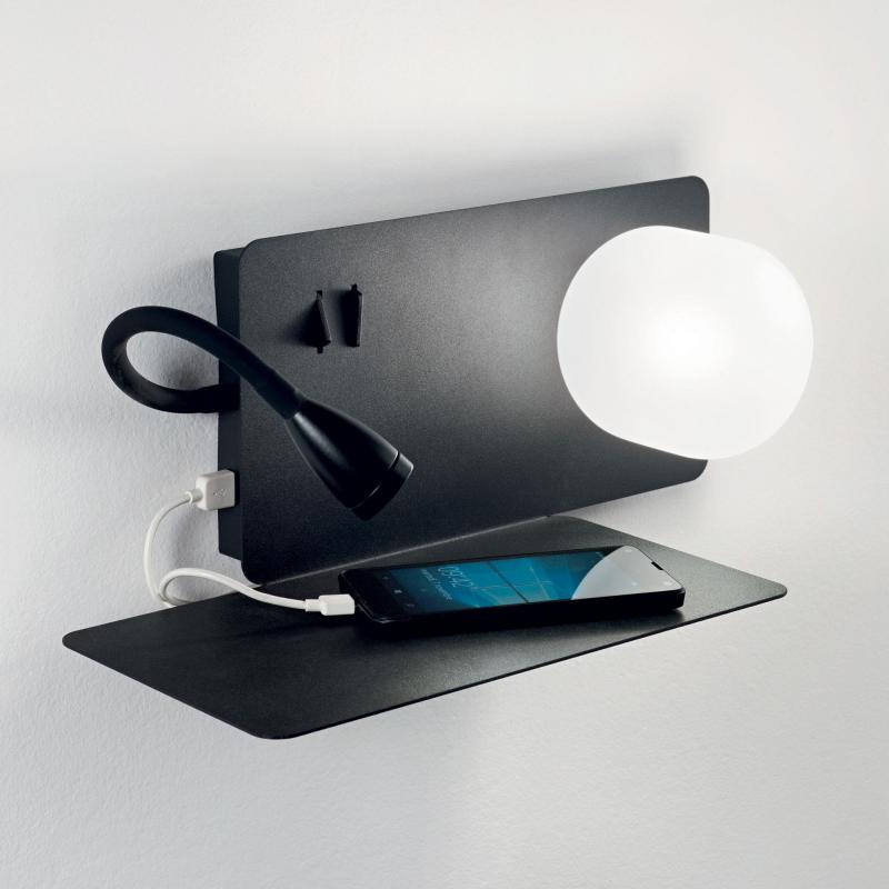 Ideal Lux BOOK-2 AP2 NERO накладной светильник черный 174846